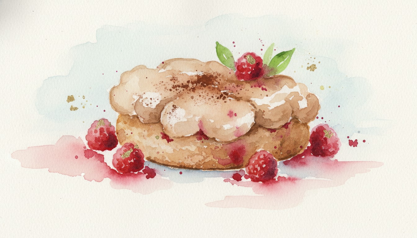 Aerial Chocolate Raspberry Sponge