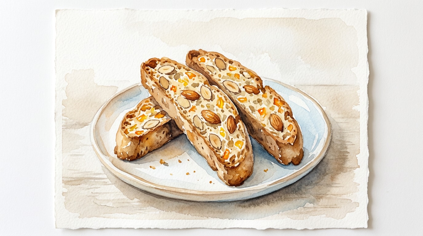 Almond and Candied Orange Biscotti