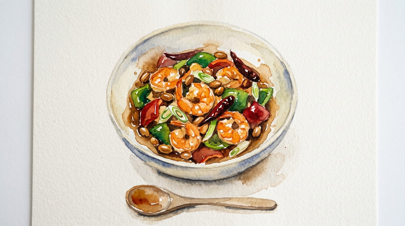 American Chinese Kung Pao Shrimp