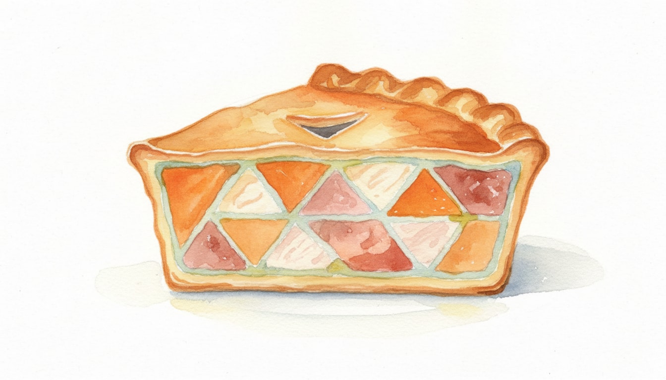 Apricot & Chicken Mosaic Pork Pie