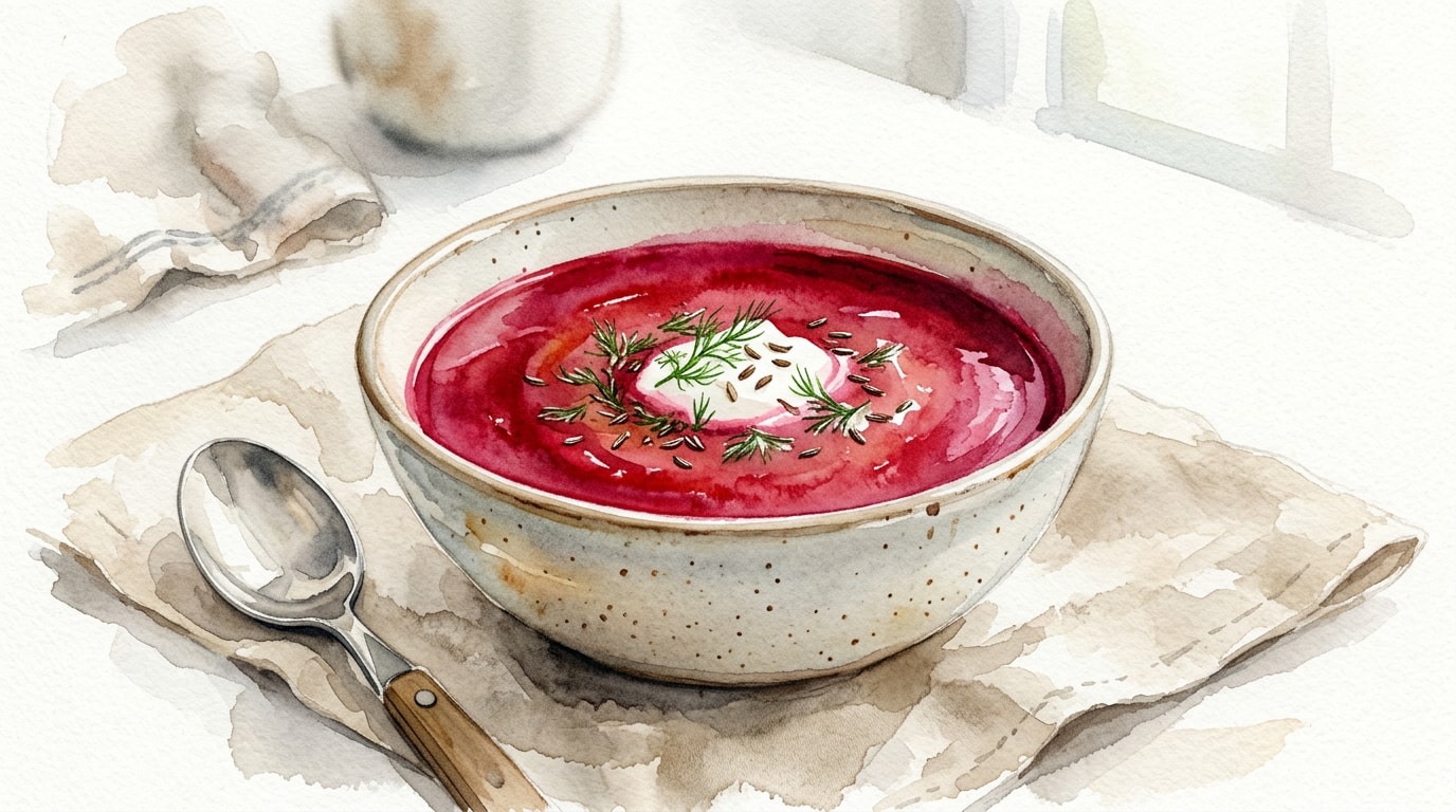 Austrian Beet and Caraway Soup