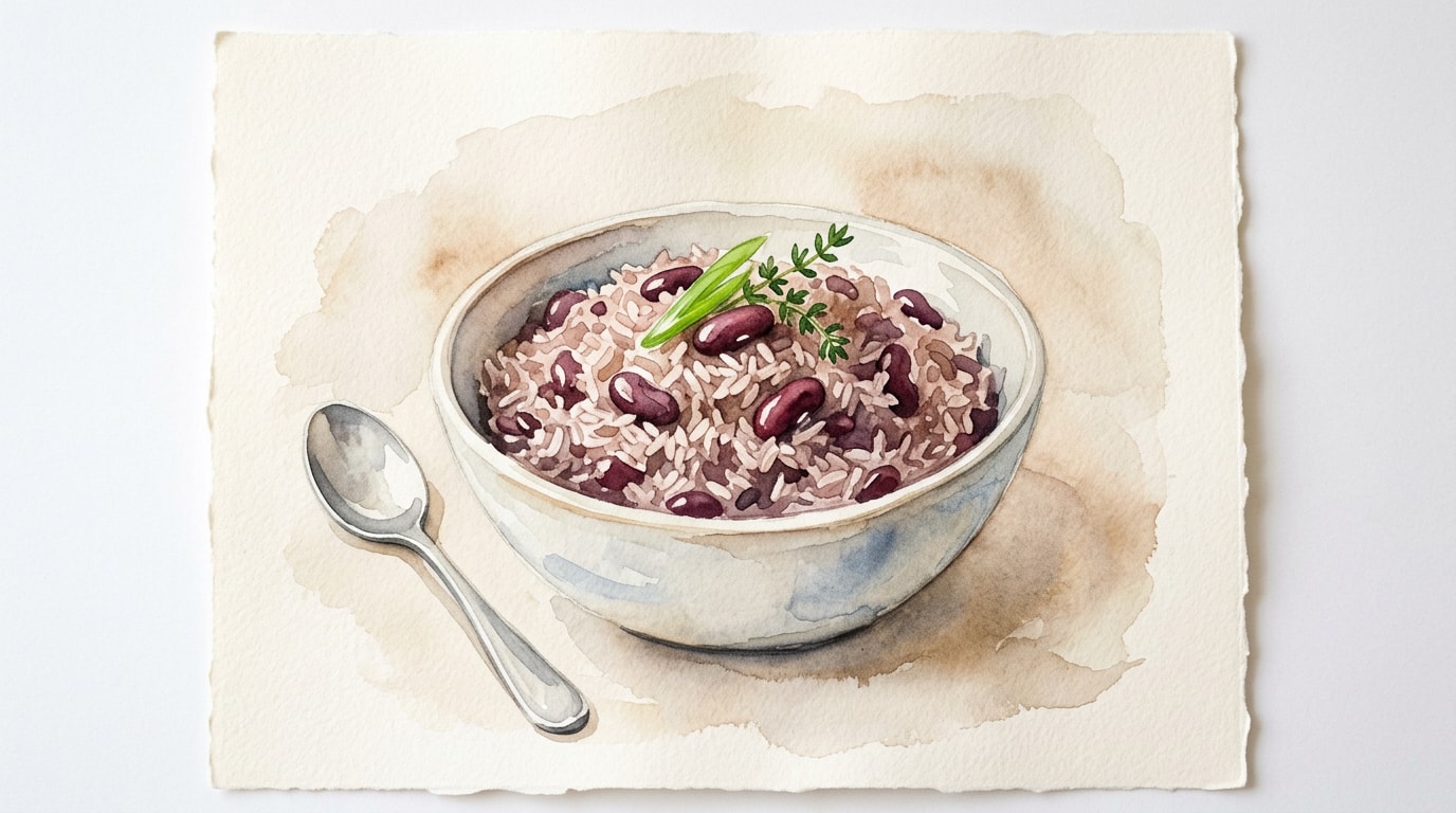 Authentic Jamaican Rice And Peas