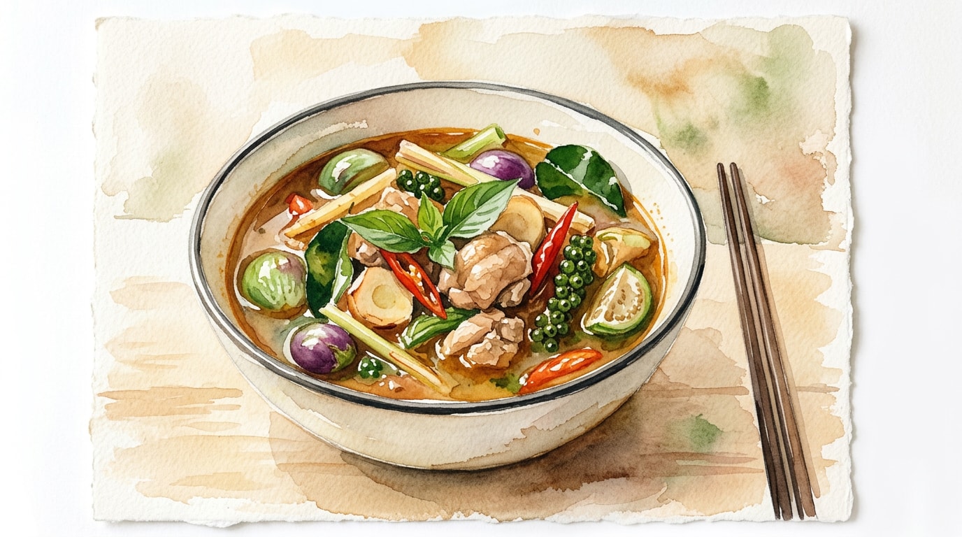 Authentic Thai Jungle Curry With Chicken