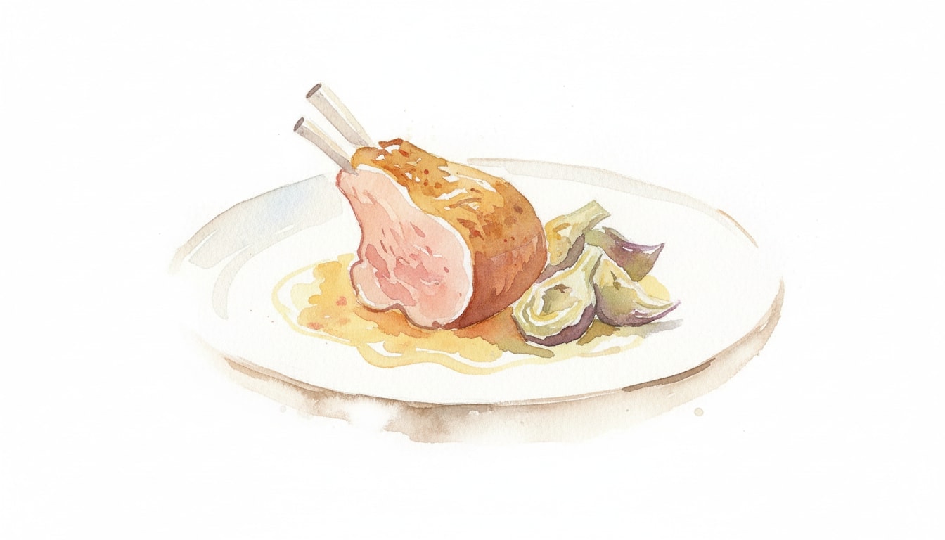 Baby Lamb and Artichoke Fricassee