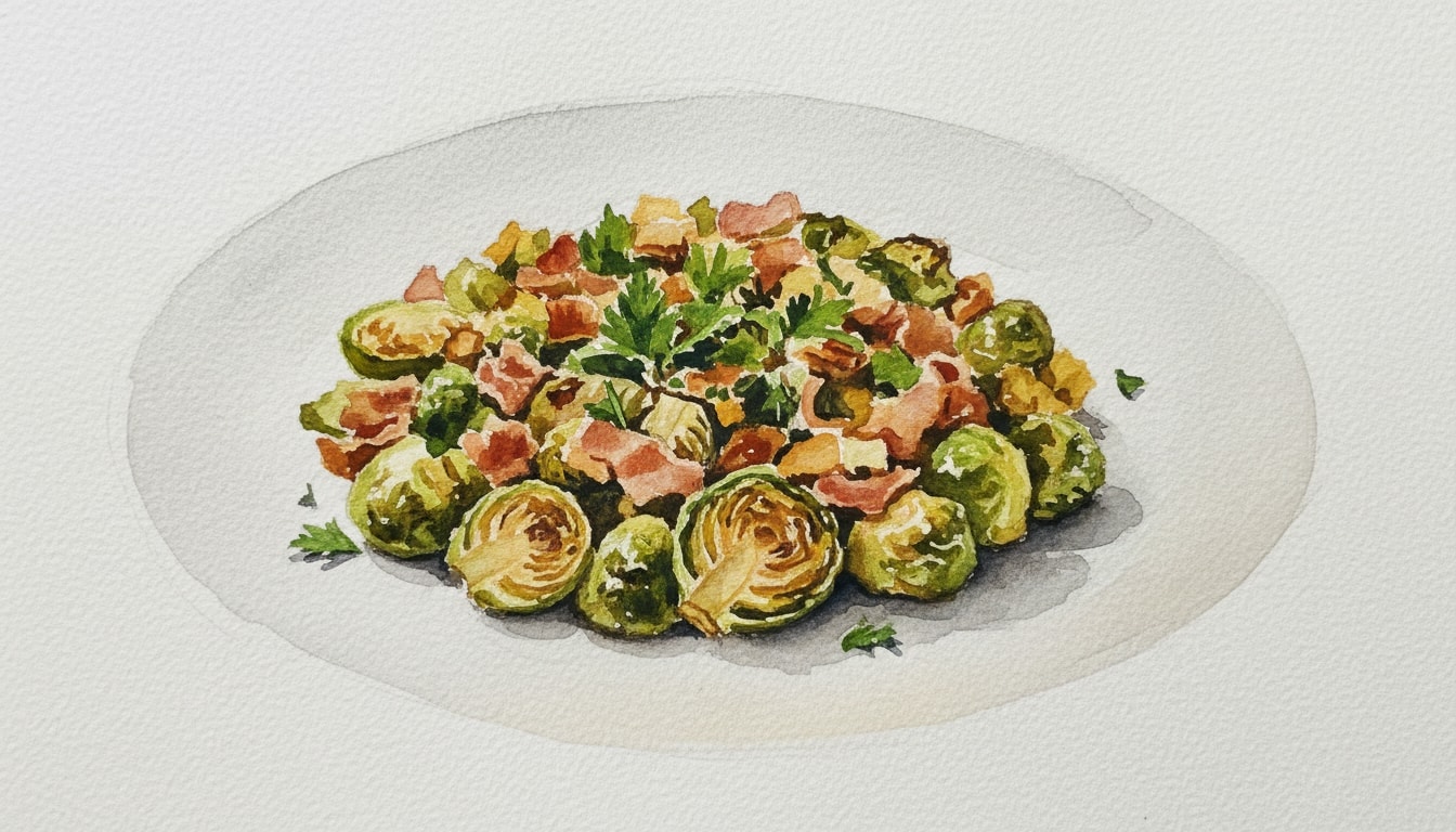 Bacon and Brussels Sprouts Hash