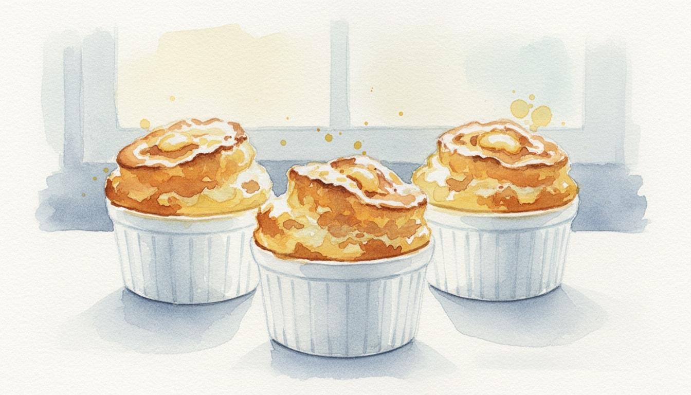 Baked Cheese Soufflés