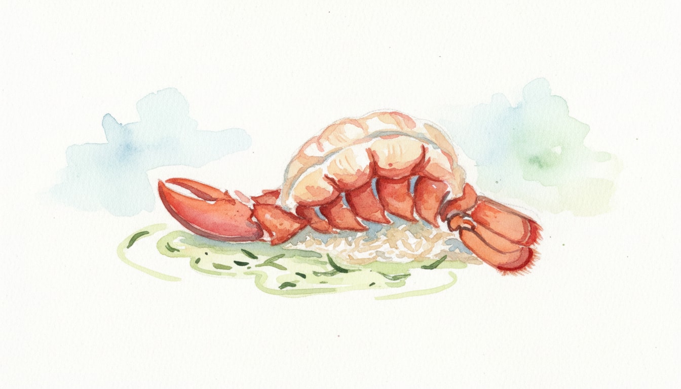 Baked Lobster with Tarragon Cream