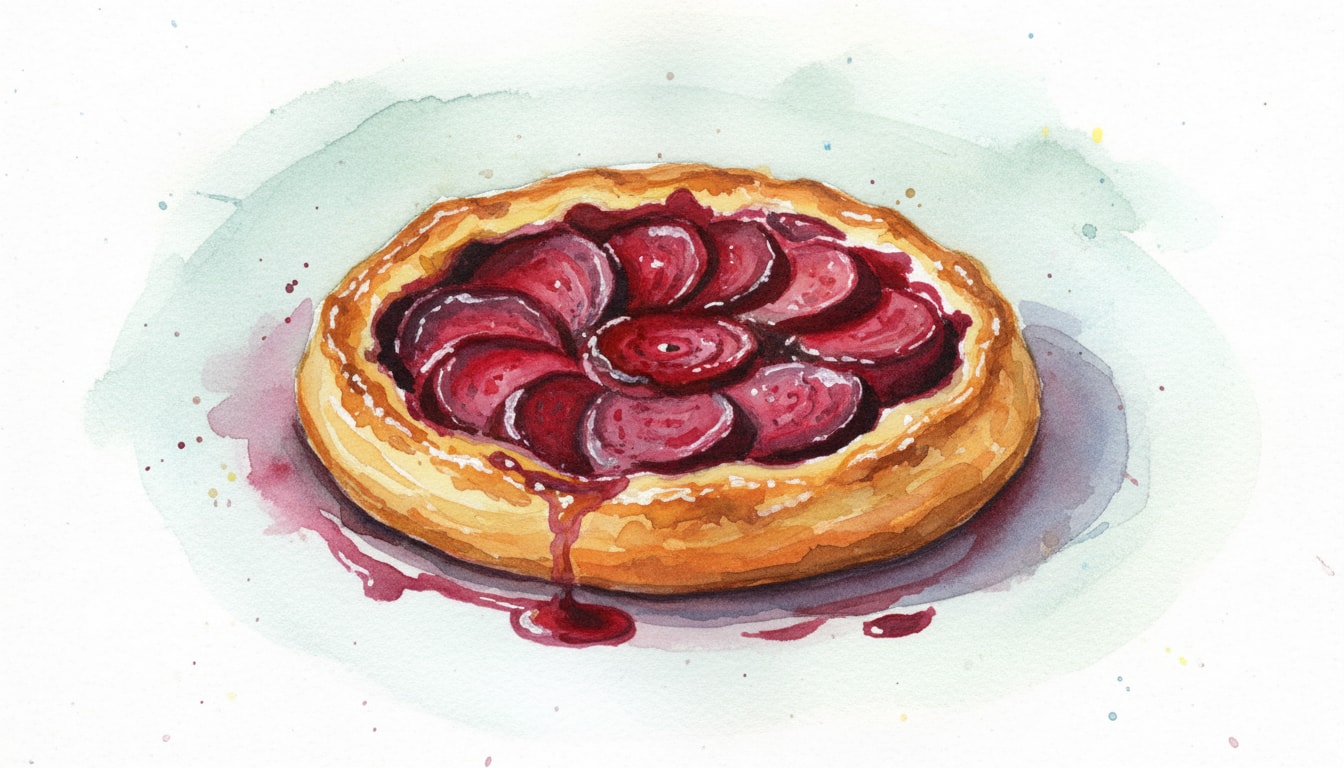 Balsamic Beetroot Tarte Tatin