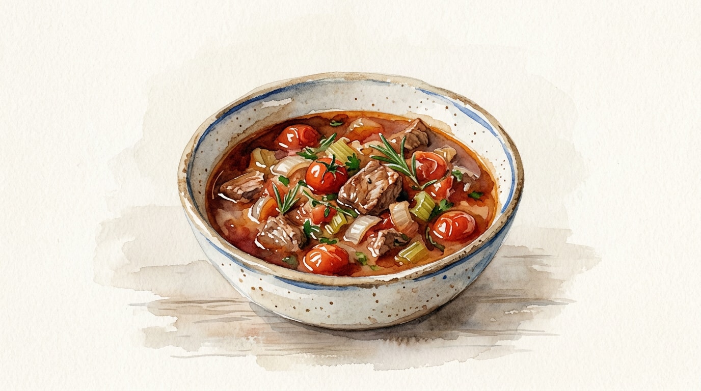 Balsamic Tomato Veal Stew