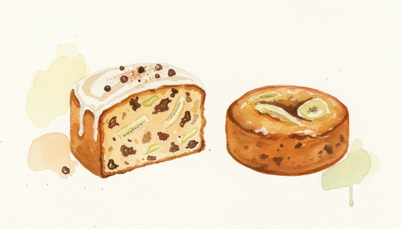 Banana Chocolate Chip Tea Cake