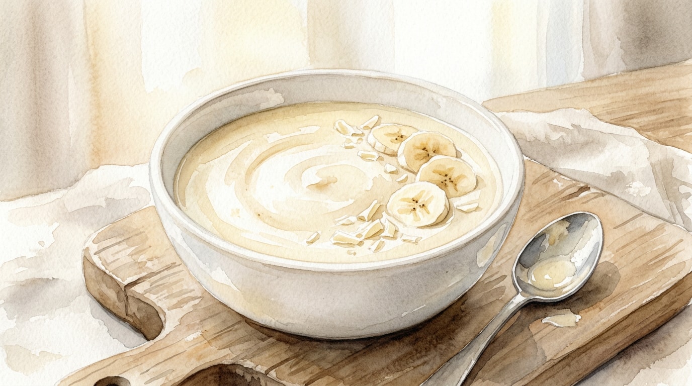 Banana White Chocolate Cream Sauce