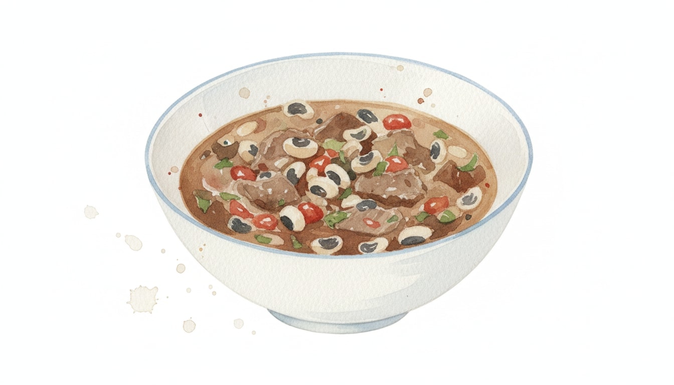Beef and Black-Eyed Bean Stew