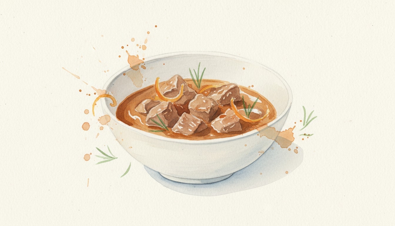 Beef Stew with Orange and Rosemary