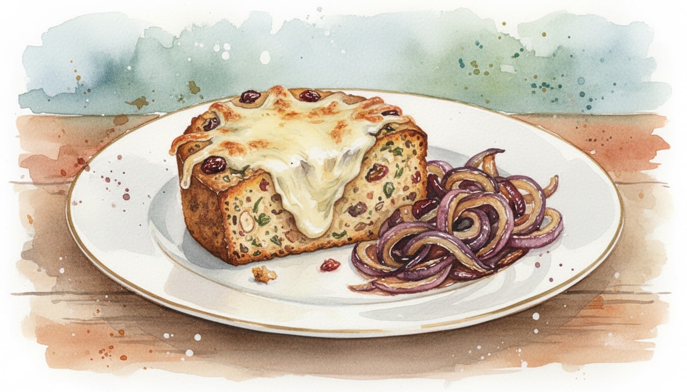 Bistro Nut Loaf with Gruyère & Balsamic Onions