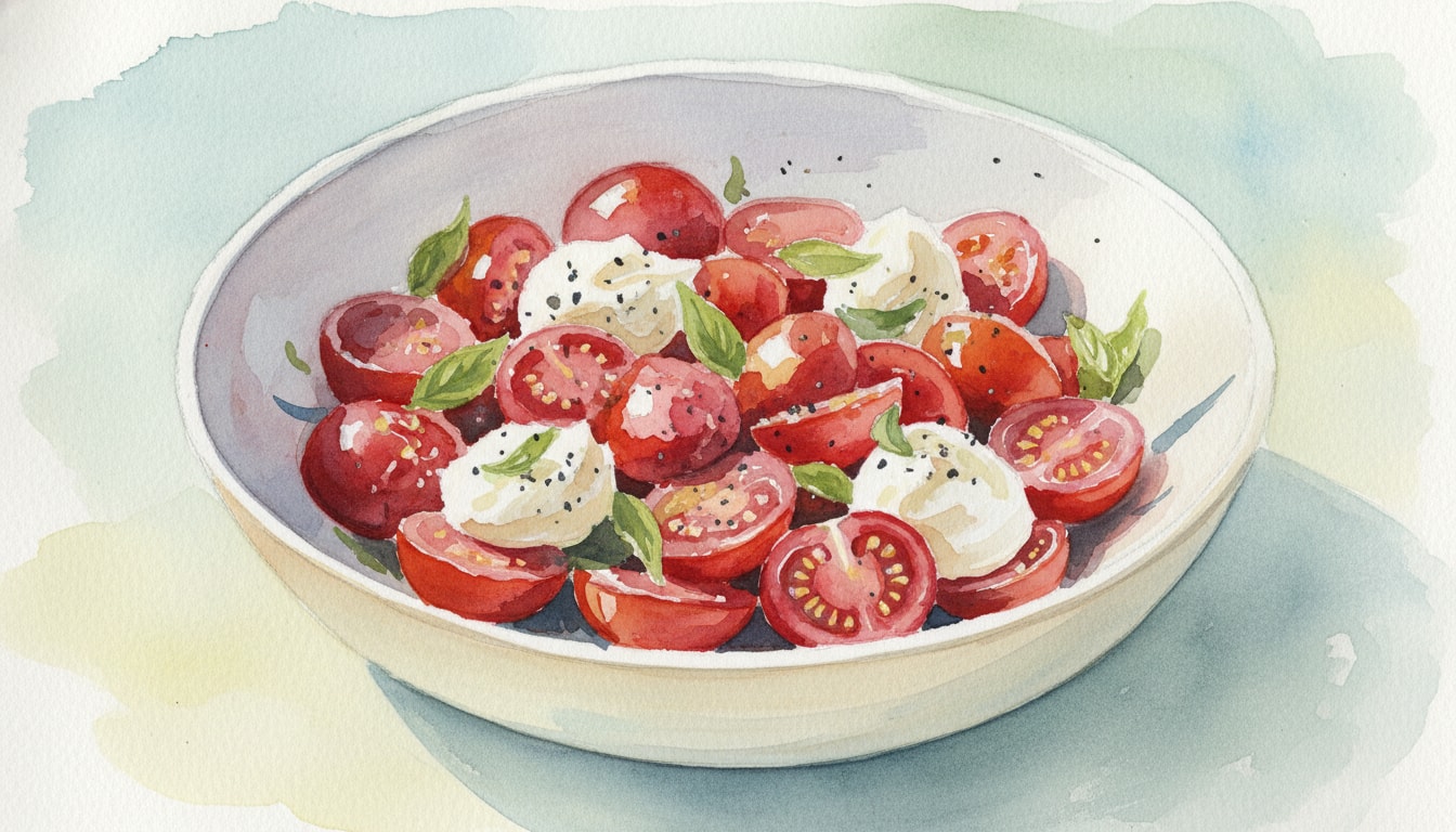 Blistered & Smashed Cherry Tomato Salad