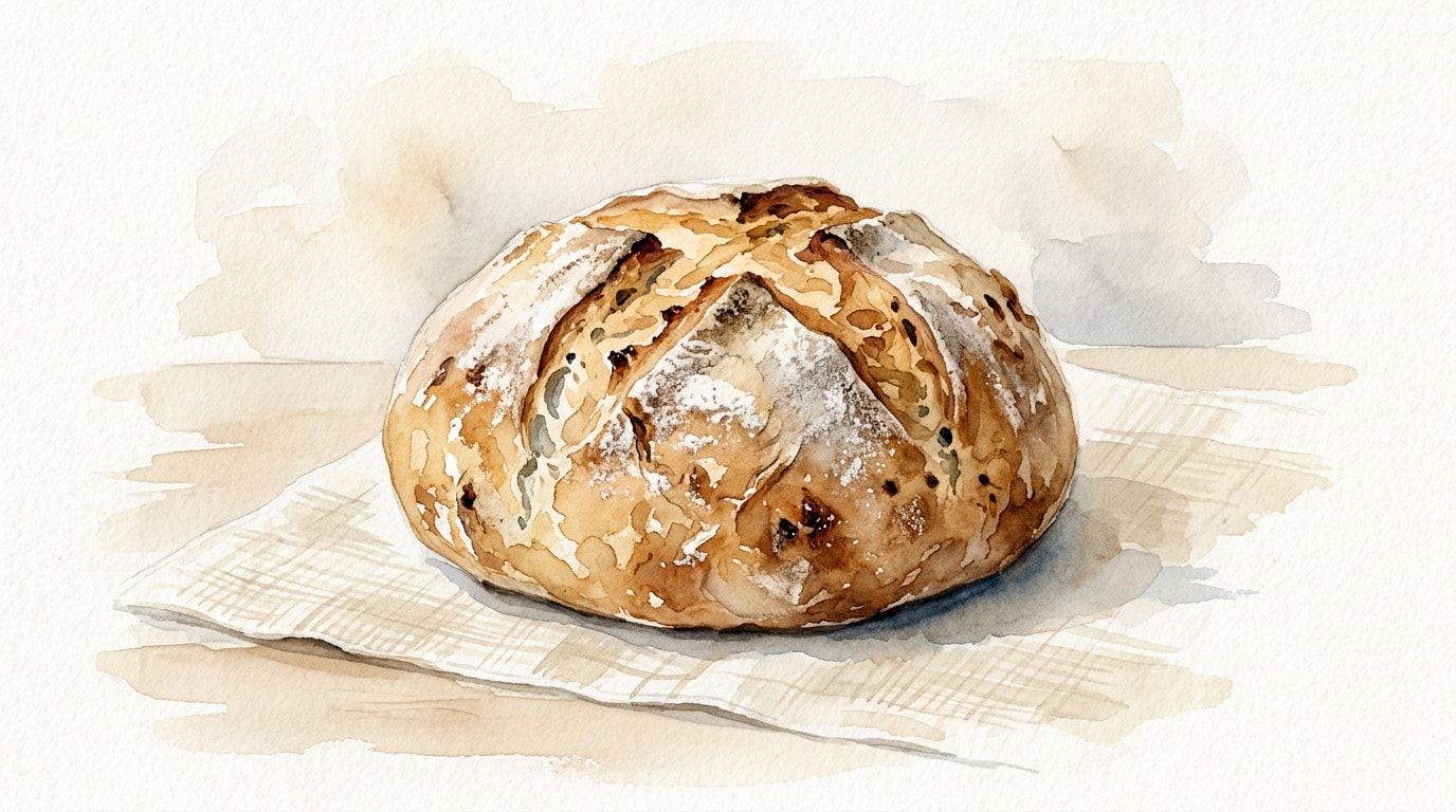 Bosnian-Style No-Knead White Bread