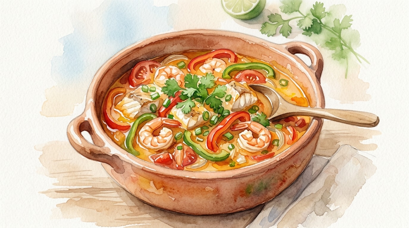Brazilian Fish and Shrimp Stew