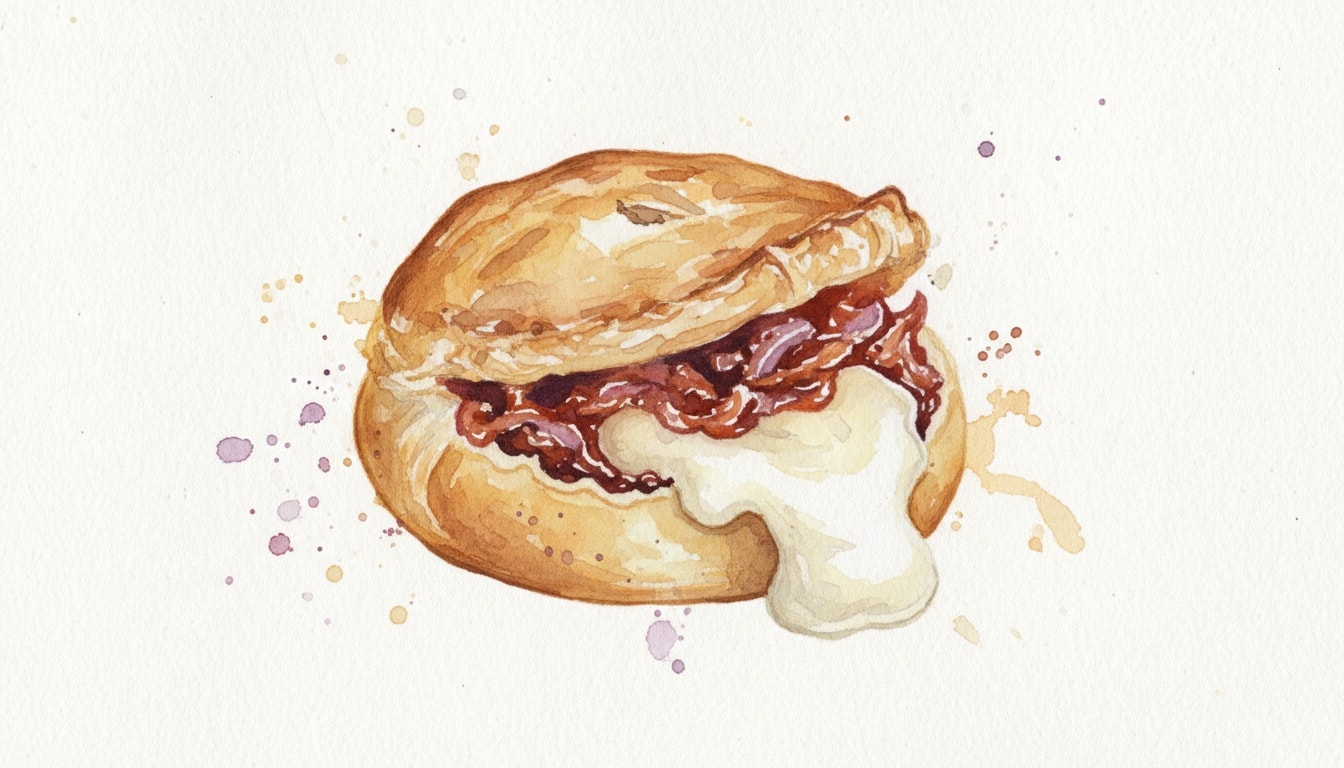 Brie and Onion Chutney Parcel