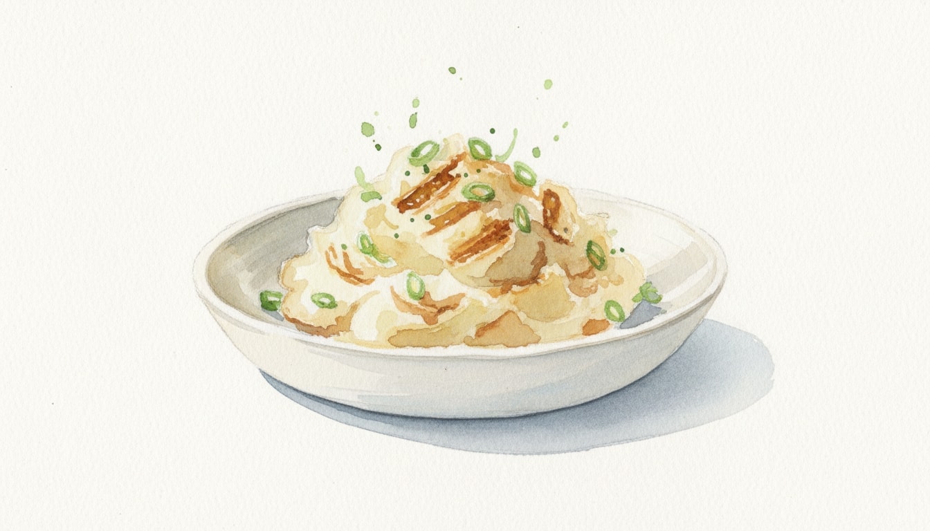 Broiled Scallion Mashed Potatoes