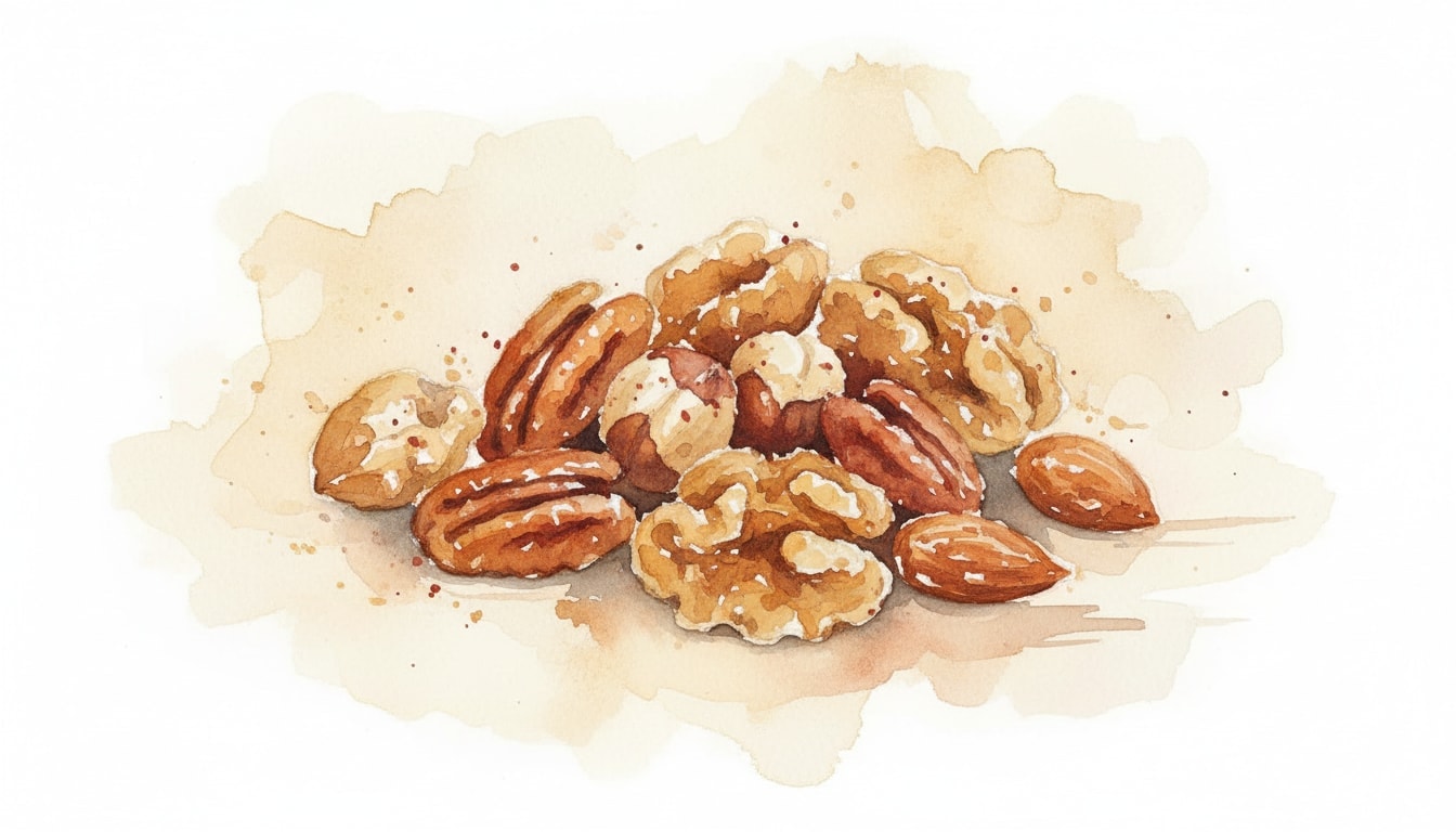 Brown Butter & Spiced Mahogany Glazed Nuts