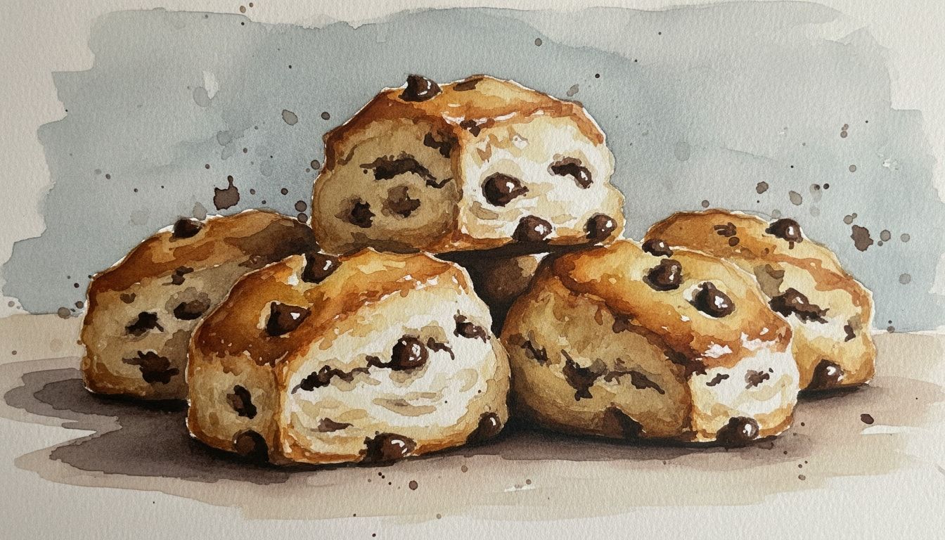 Brown Butter Espresso & Dark Chocolate Scones