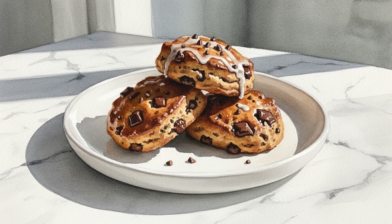 Brown Butter Fresh Espresso & Dark Chocolate Scones