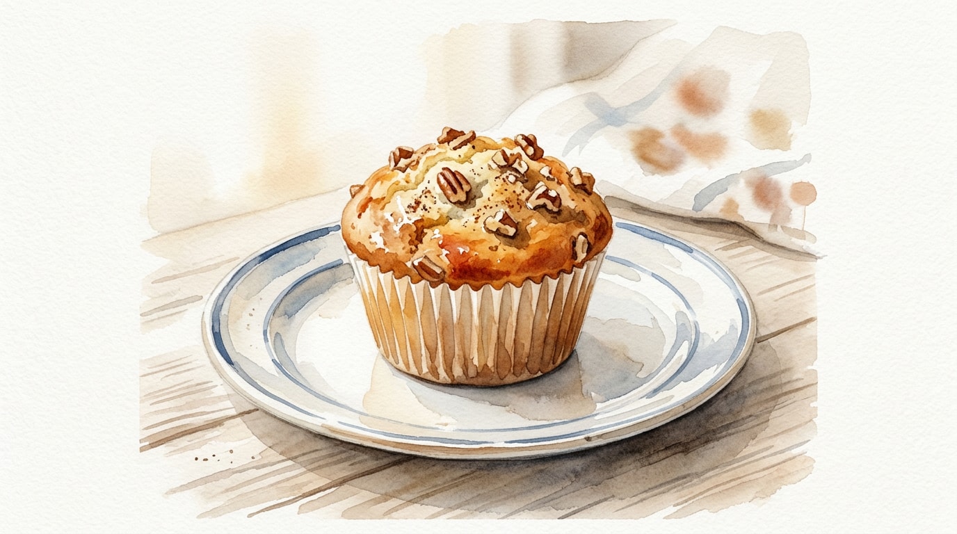 Brown Butter Maple Nutmeg Muffins