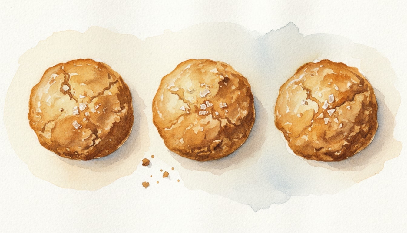 Brown Butter & Sea Salt Sugar Biscuits