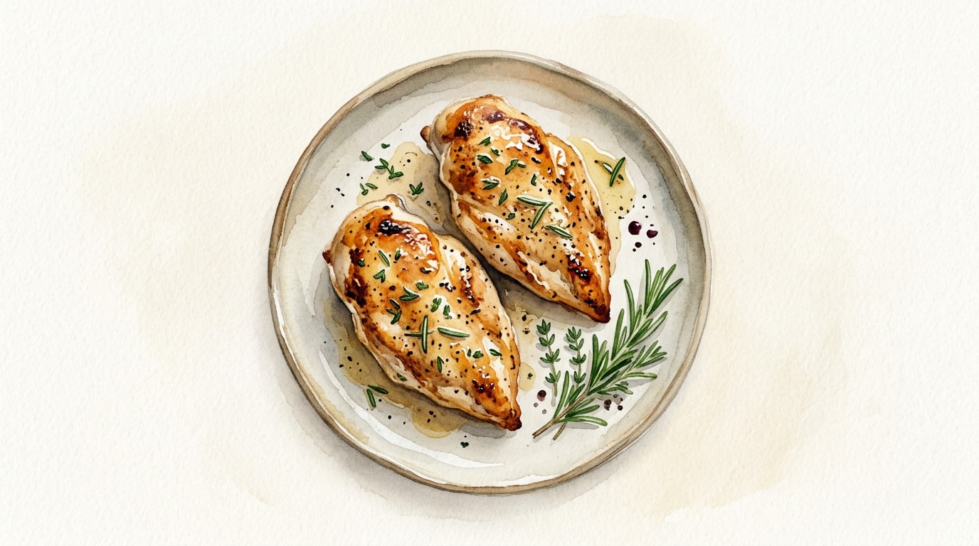 Butter-Basted Cast Iron Chicken Breasts