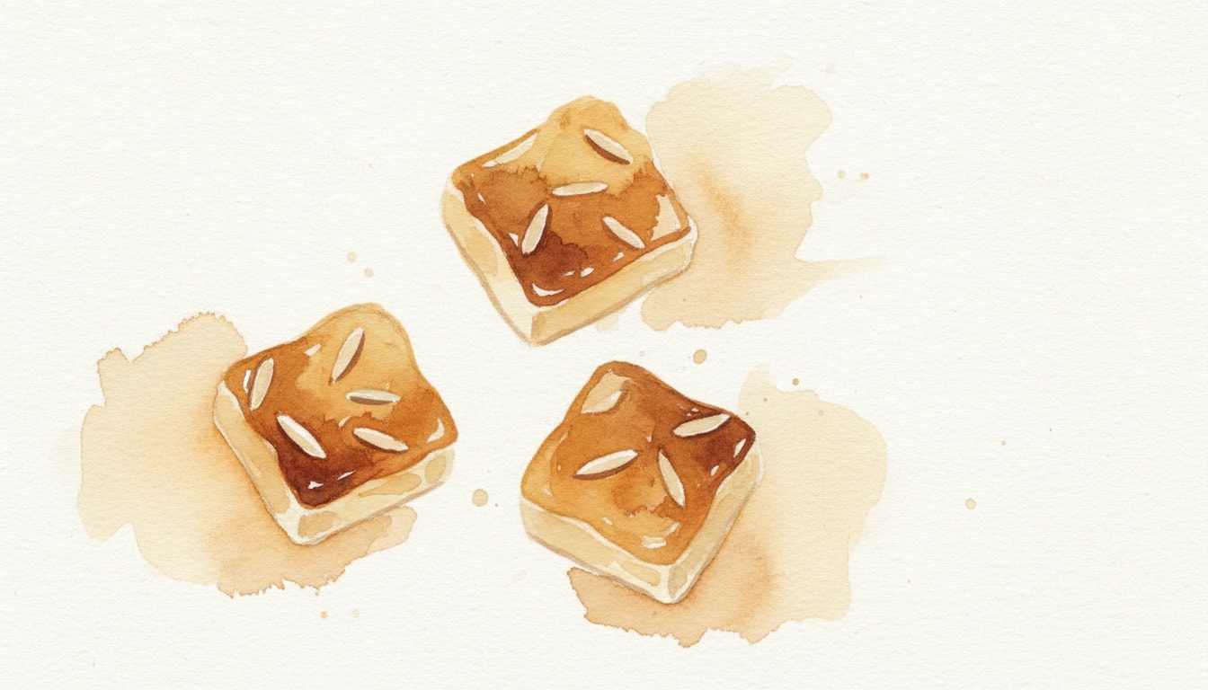 Caramel Badam Burfi
