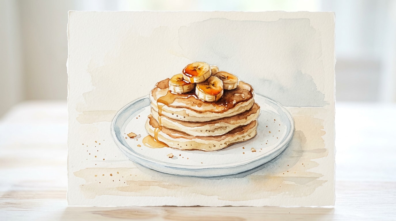 Caramelized Banana Pancakes