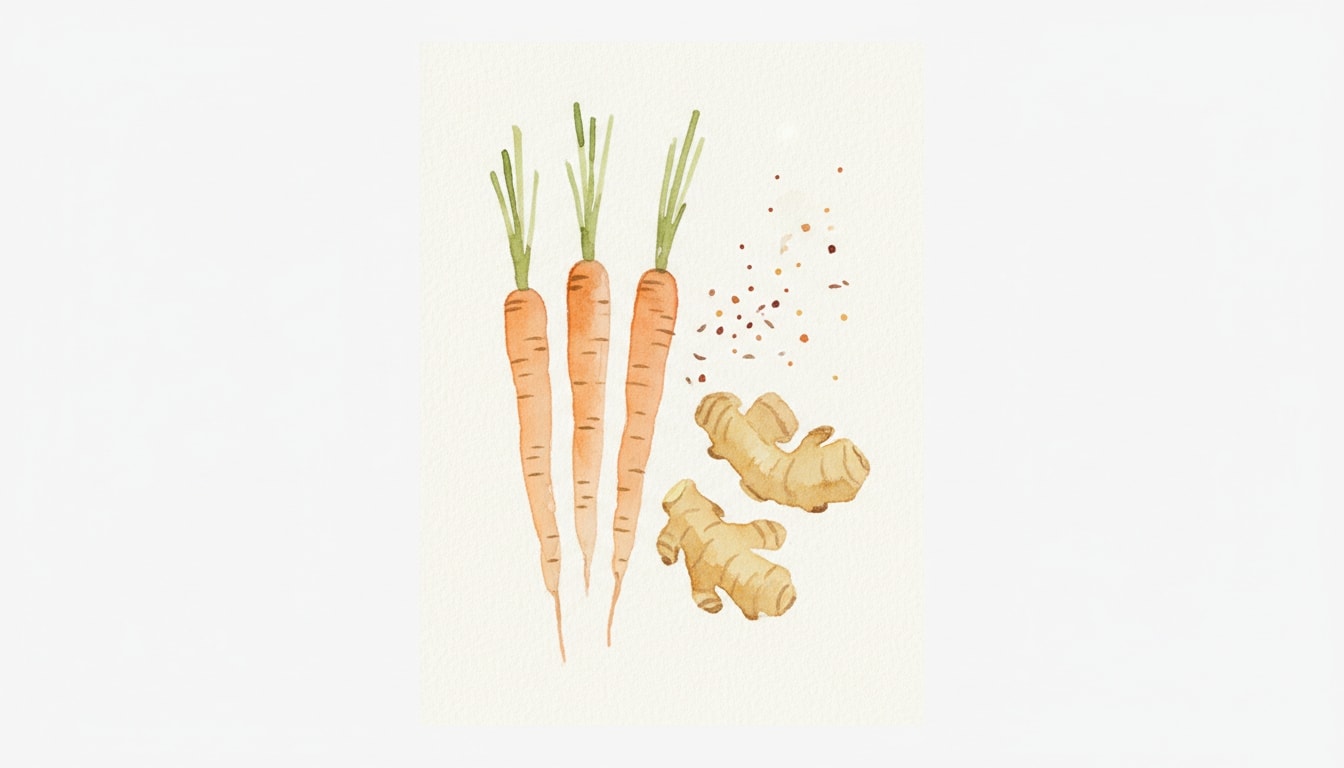 Carrots with Ginger and Cumin