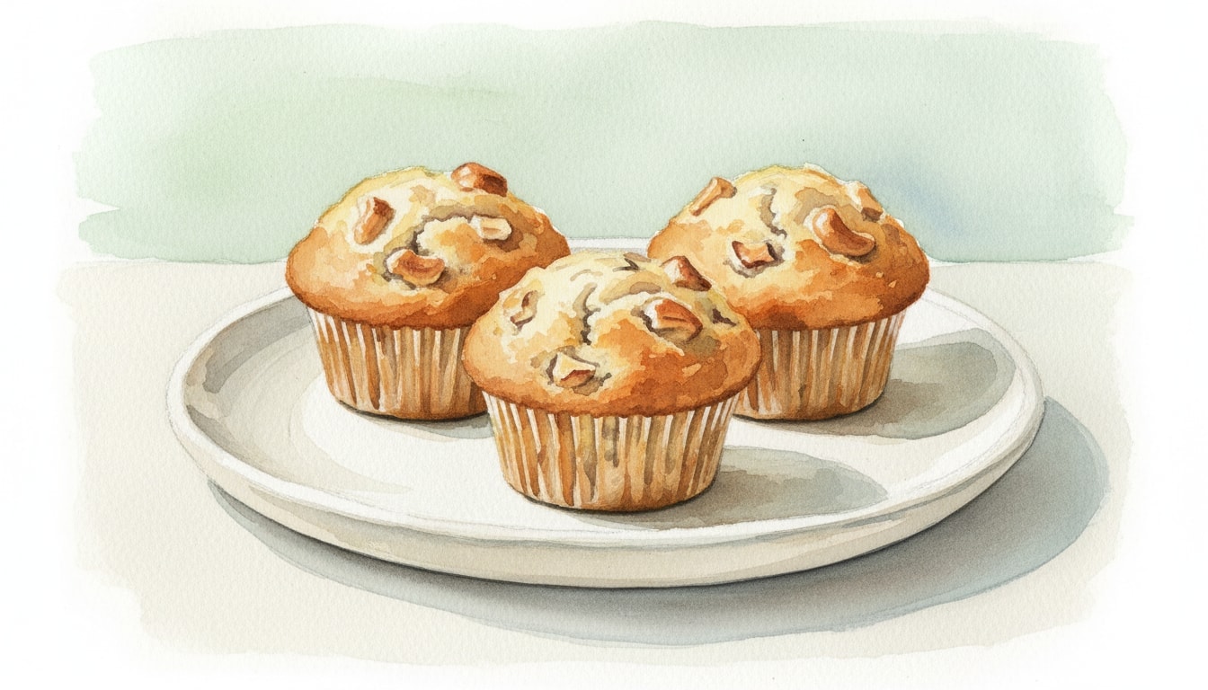 Cashew-Banana Muffins