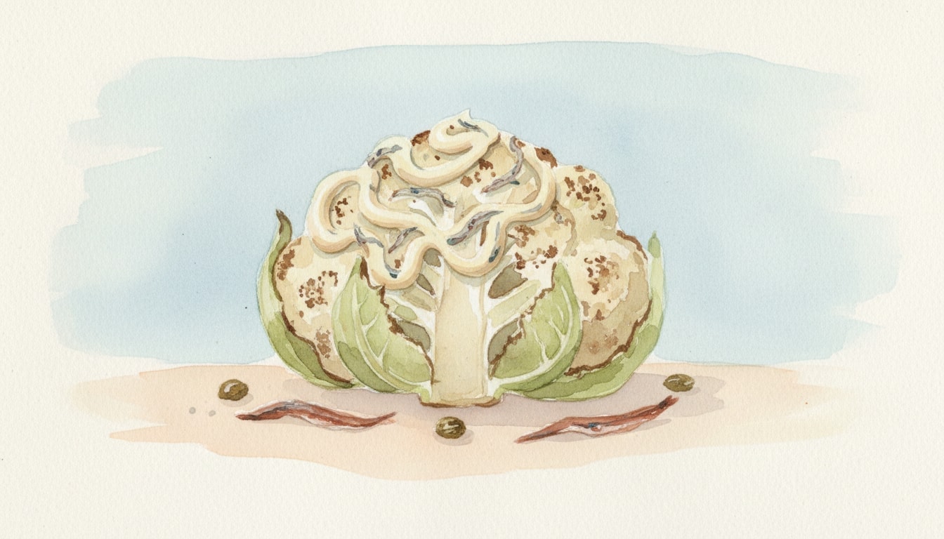 Cauliflower With Anchovy Mayonnaise