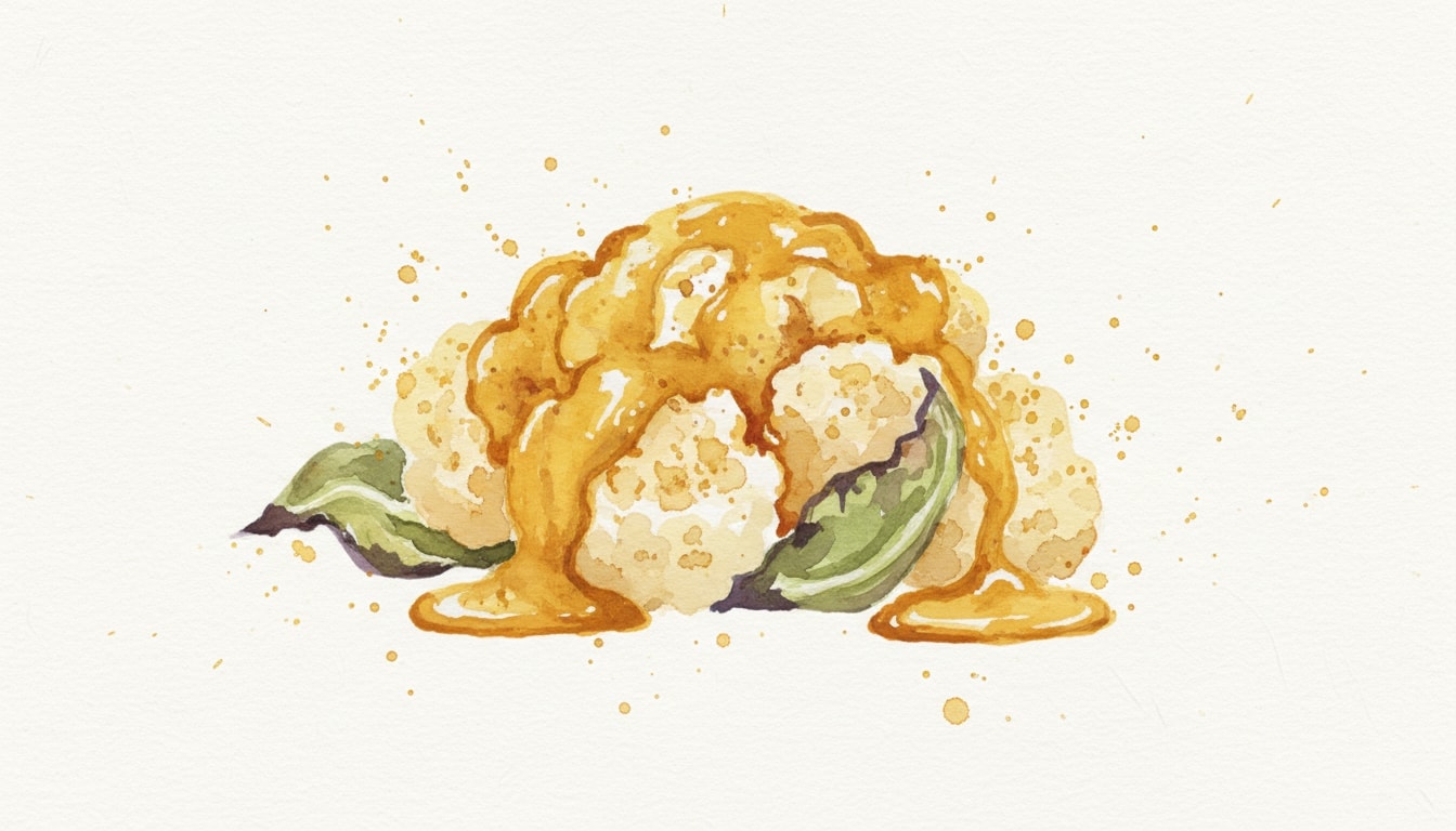 Cauliflower with Curry Butter