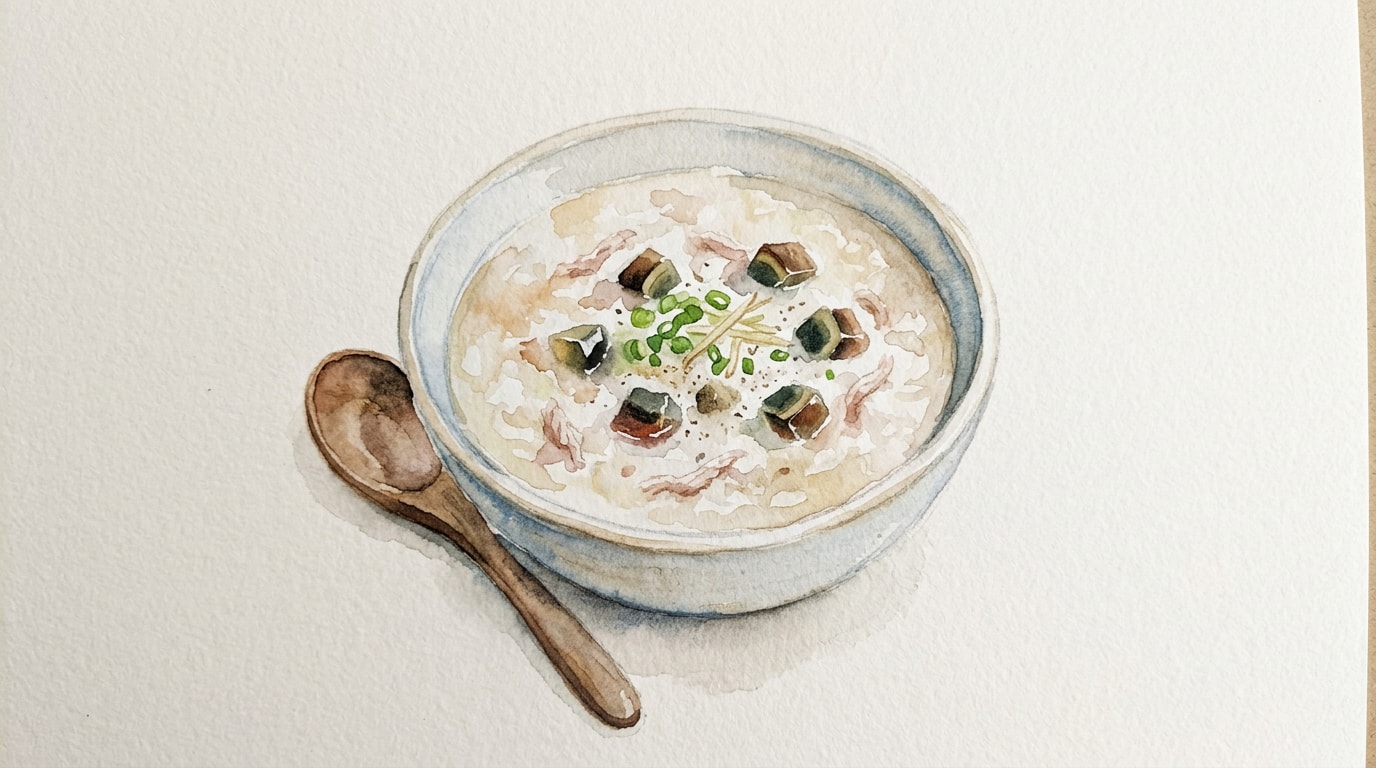 Century Egg and Lean Pork Congee