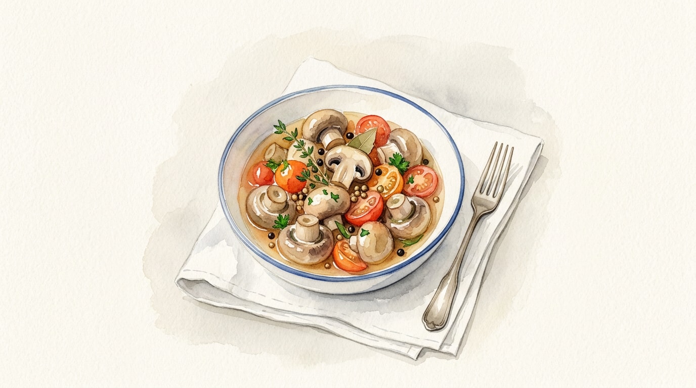 Champignons a la Grecque