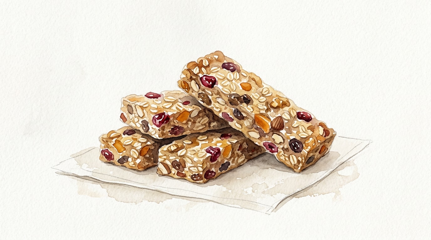 Chewy Fruit And Nut Oat Energy Bars