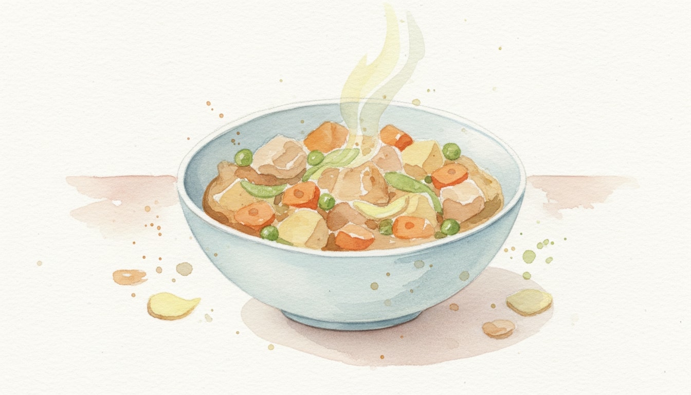 Chicken and Vegetable Stew with Ginger