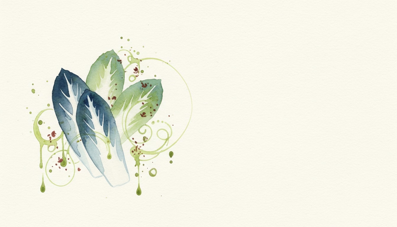 Chicory with Scallion Oil