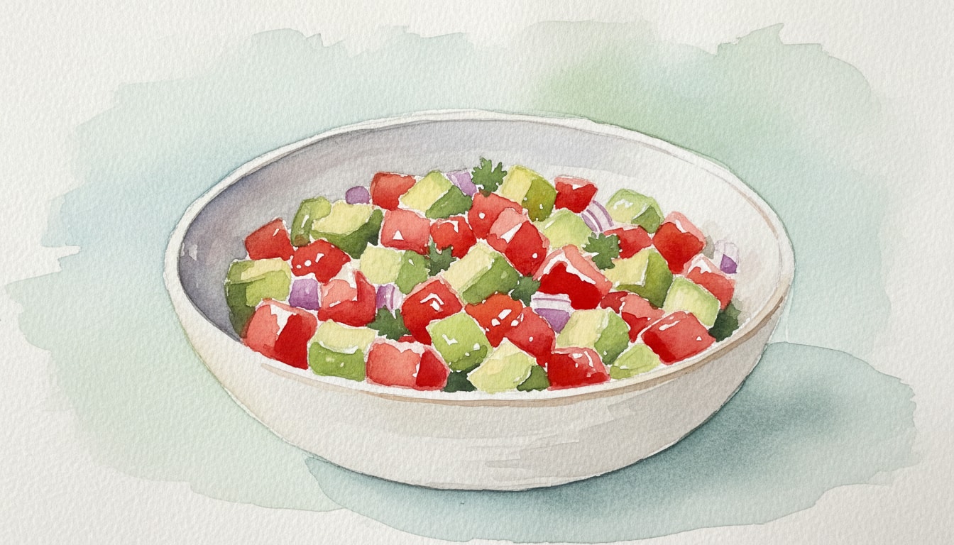 Chunky Tomato and Avocado Salsa
