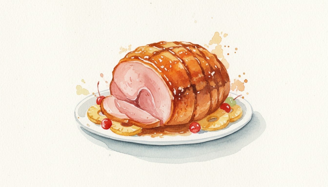 Classic Baked Ham with Brown Sugar Glaze