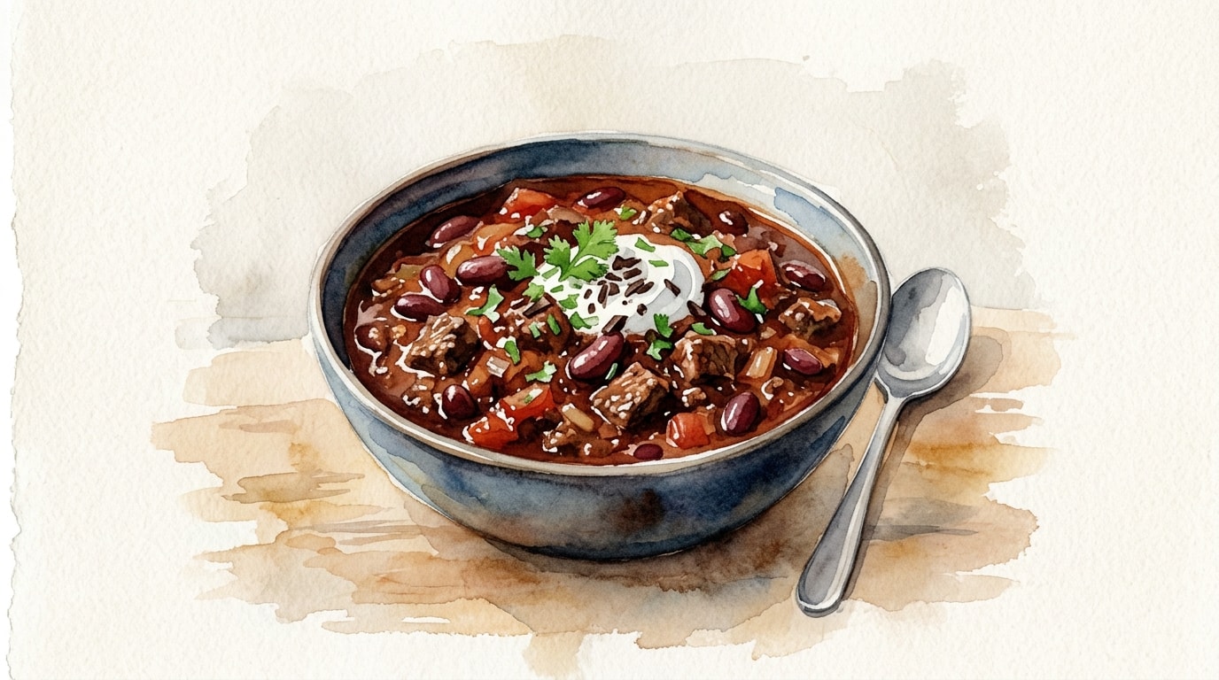 Classic Beef Chilli Con Carne with Dark Chocolate