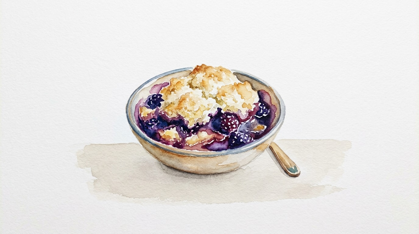 Classic Blackberry Cobbler