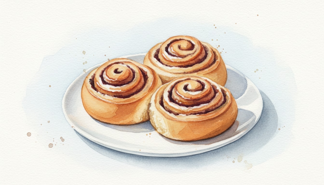 Classic Brioche Cinnamon Scrolls