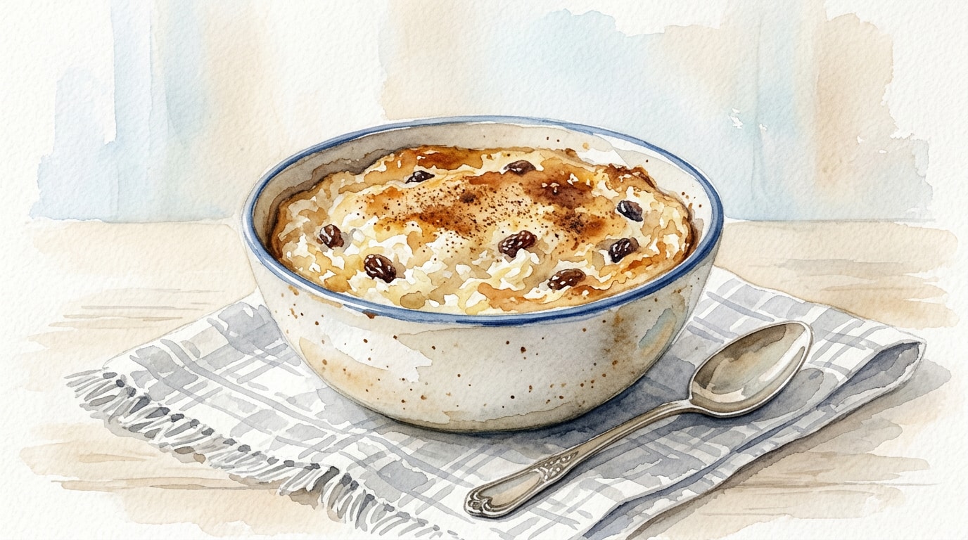 Classic British Baked Rice Pudding