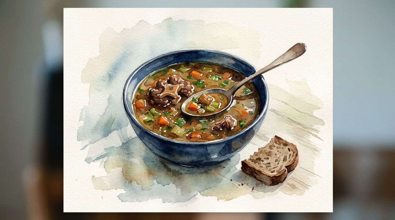 Classic British Oxtail Soup