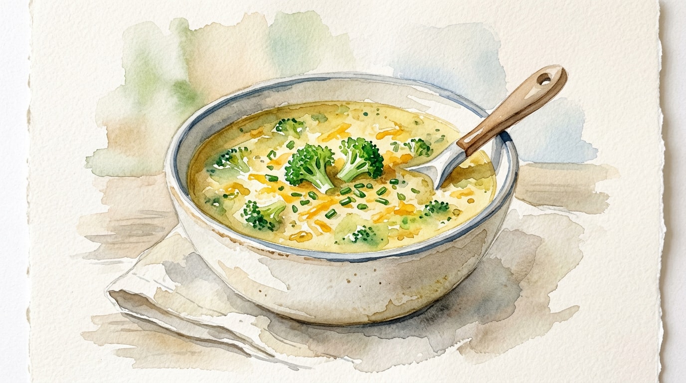 Classic Creamy Broccoli Cheddar Soup