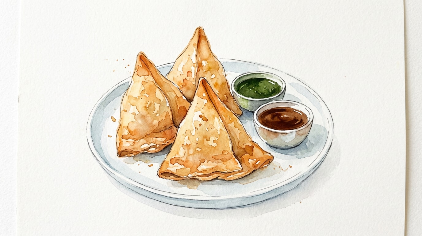 Classic Crispy Vegetable Samosas
