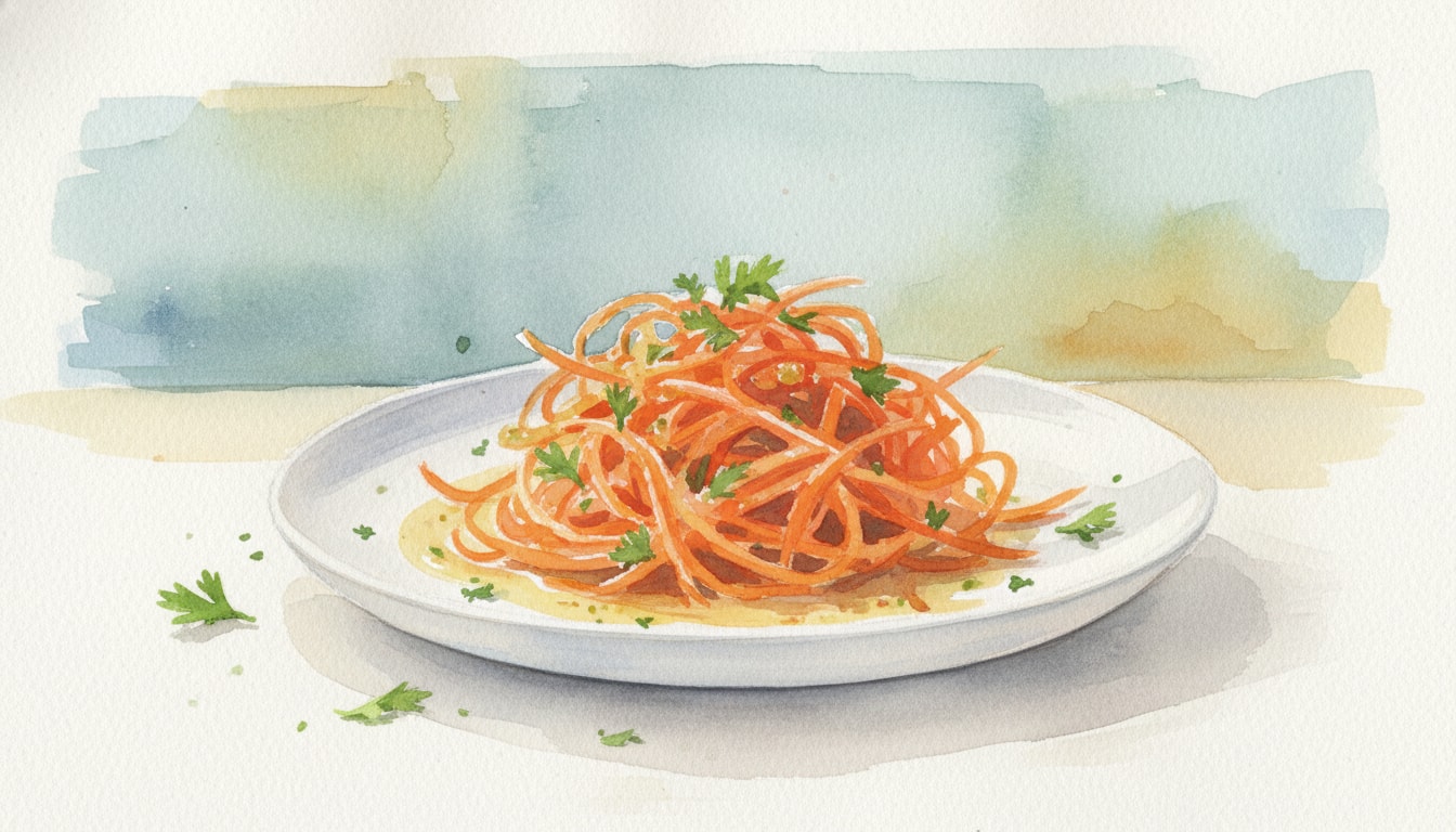 Classic French Grated Carrot Salad